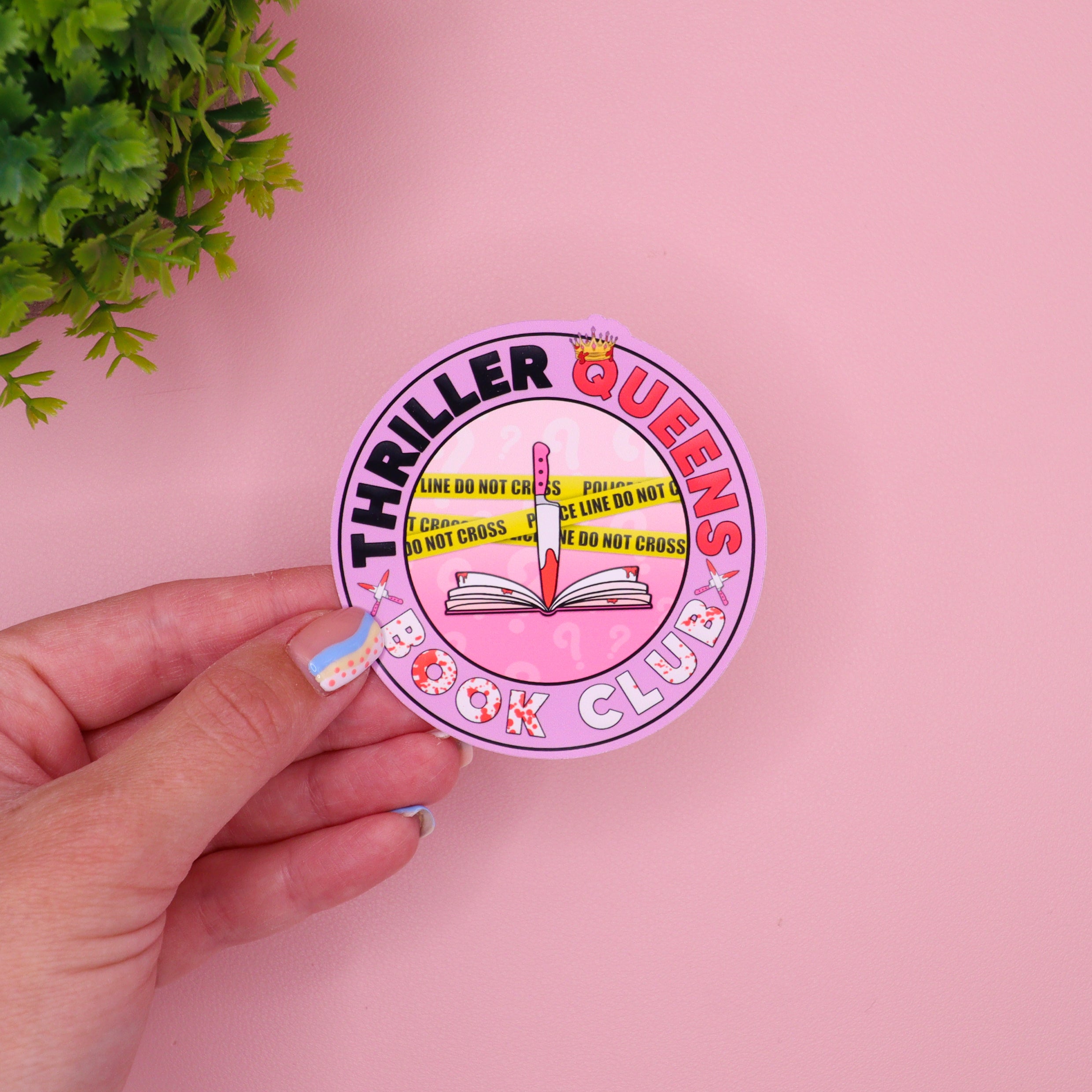 Thriller Queen Book Club Stickers