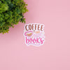 Coffee & Good Books Sticker