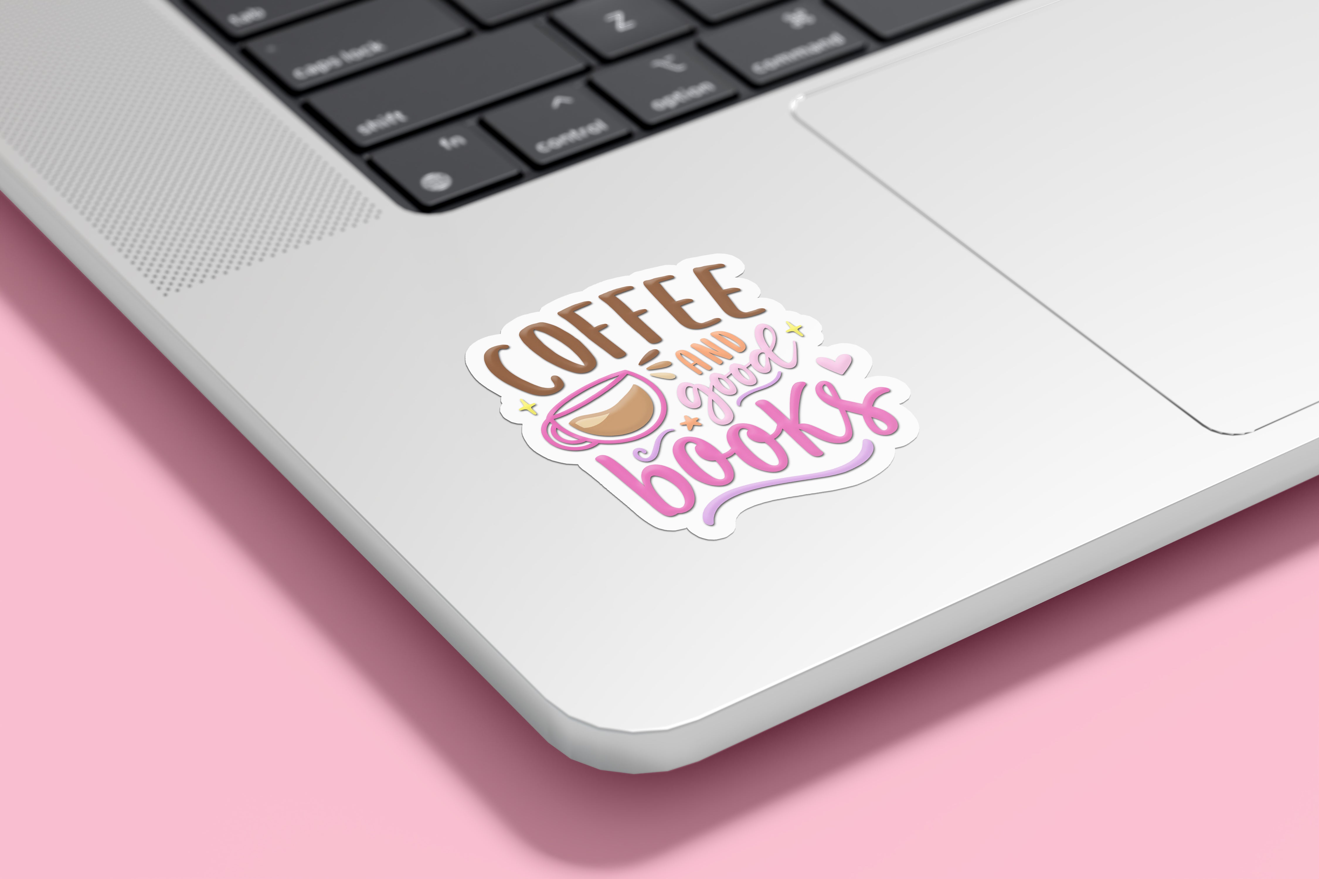 Coffee & Good Books Sticker