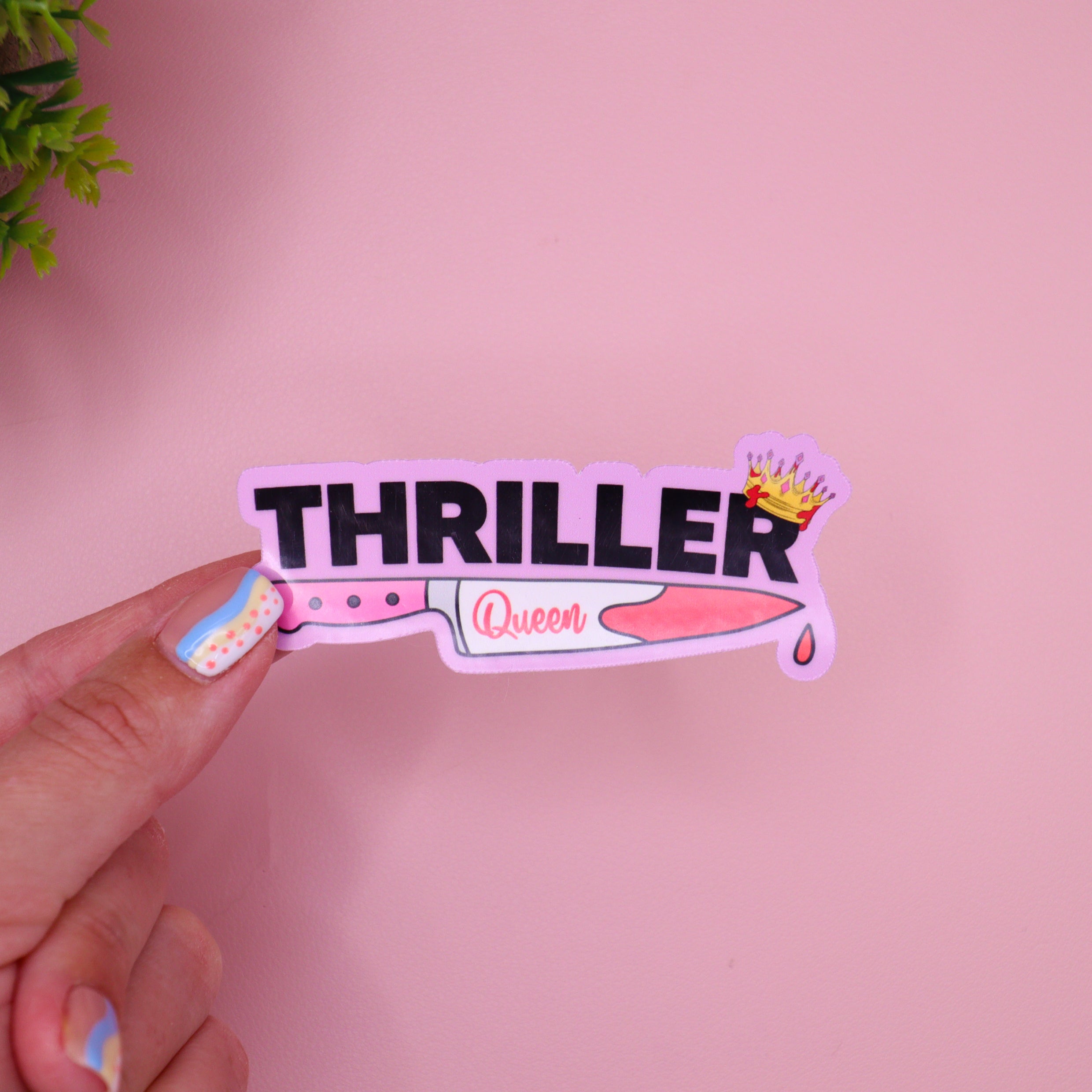 Thriller Queen Book Club Stickers