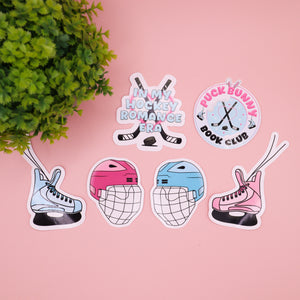 Ice Hockey Romance Stickers