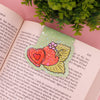 Sparkly Strawberries Magnetic Bookmark