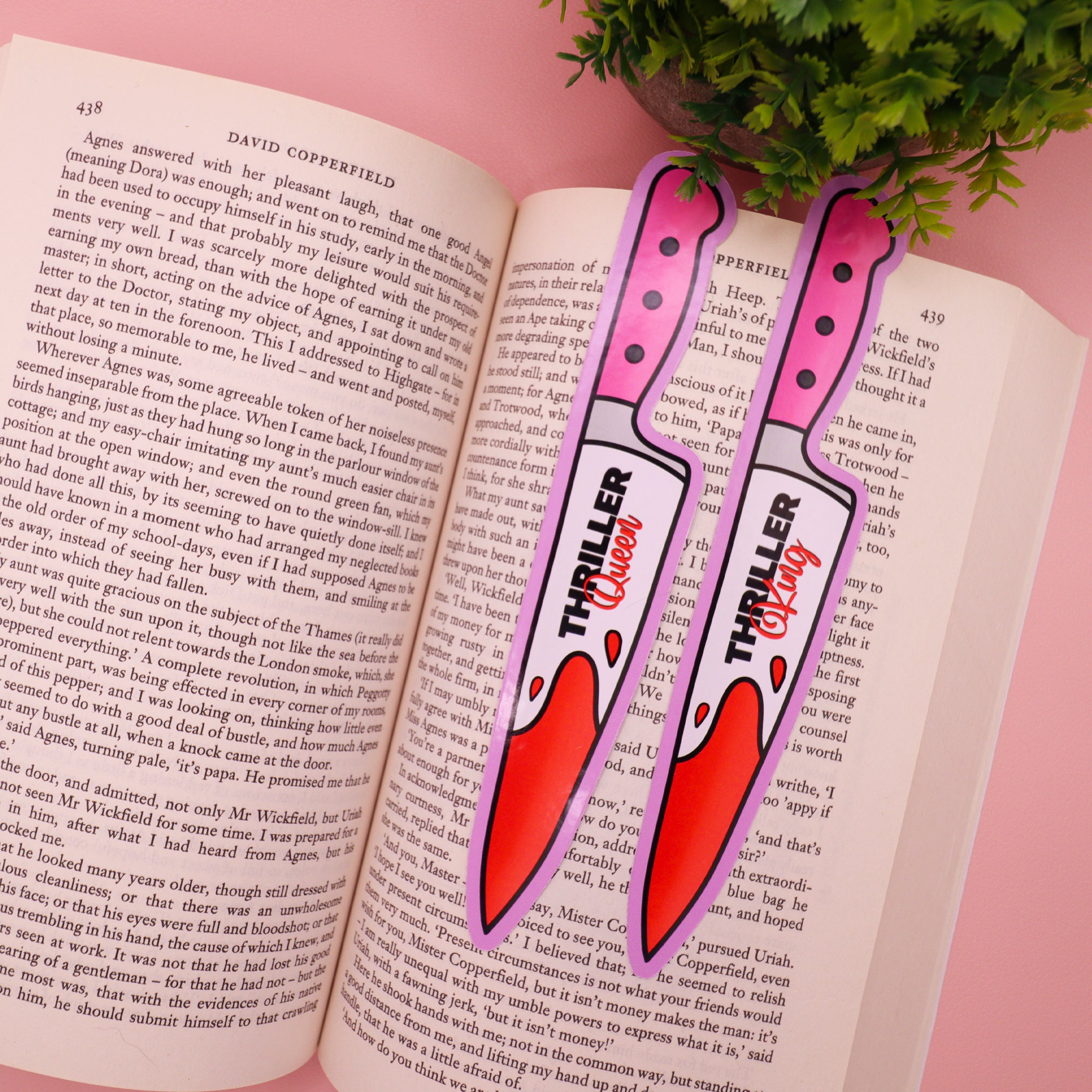 Thriller Themed Bookmarks