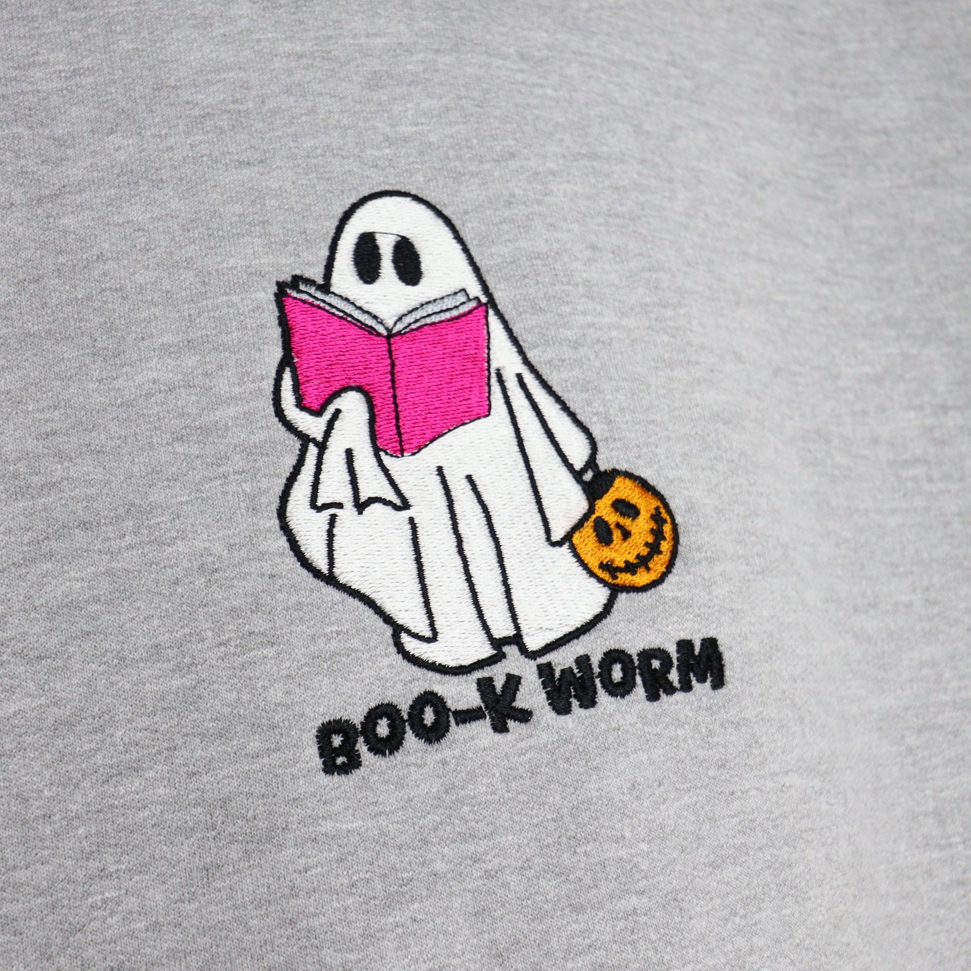 Boo-kworm Unisex Embroidered Hoodie