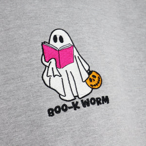 Boo-kworm Unisex Embroidered Hoodie