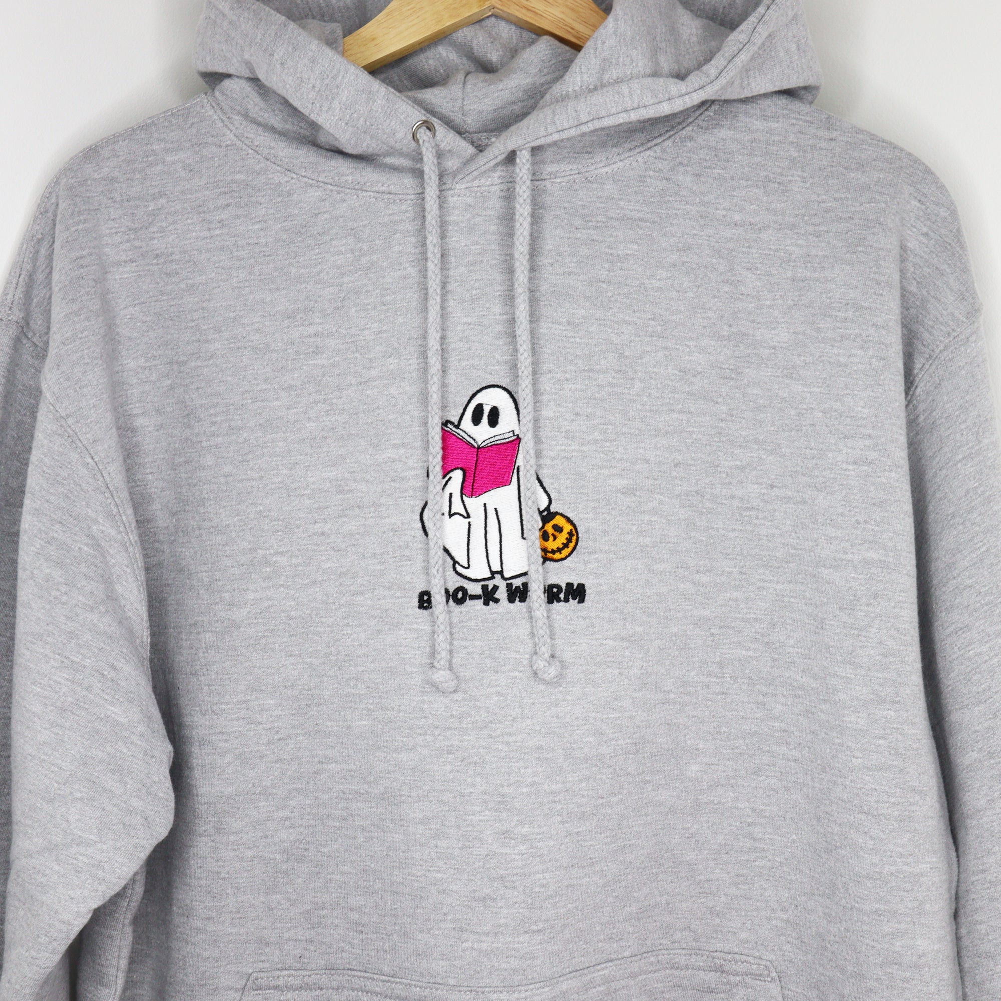 Boo-kworm Unisex Embroidered Hoodie