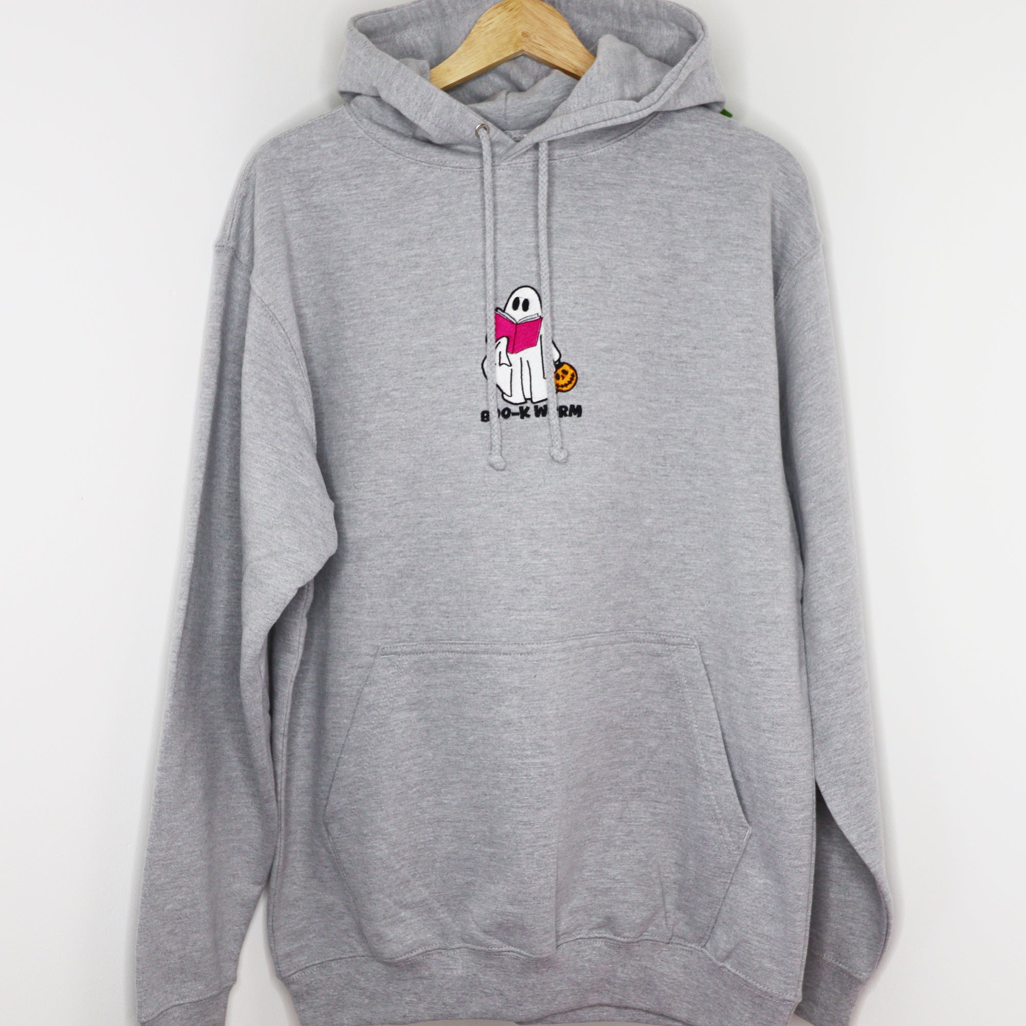 Boo-kworm Unisex Embroidered Hoodie