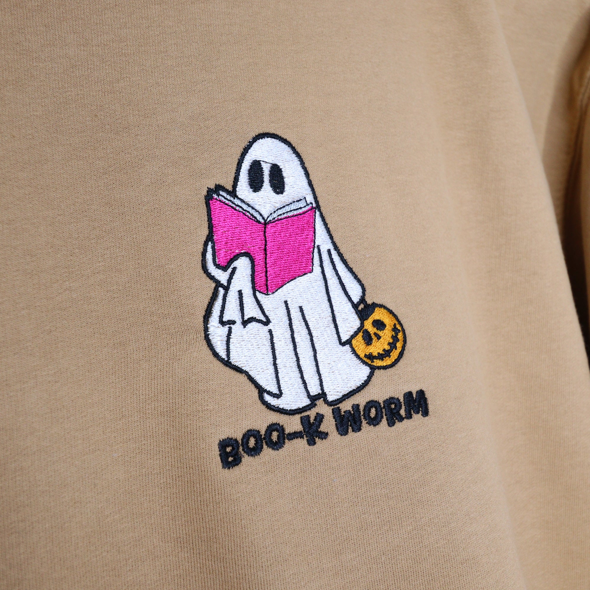 Boo-kworm Unisex Embroidered Hoodie