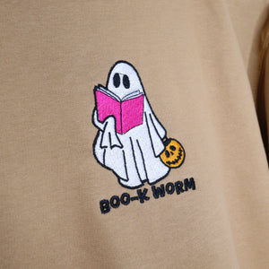 Boo-kworm Unisex Embroidered Hoodie