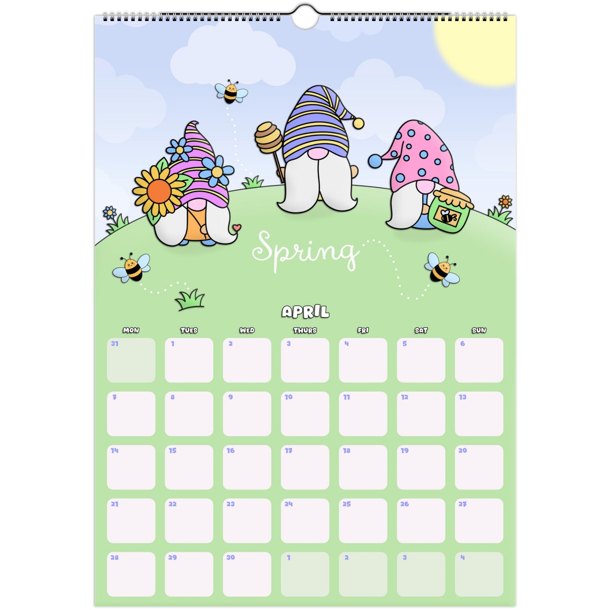 2025 A3 Wall Calendar