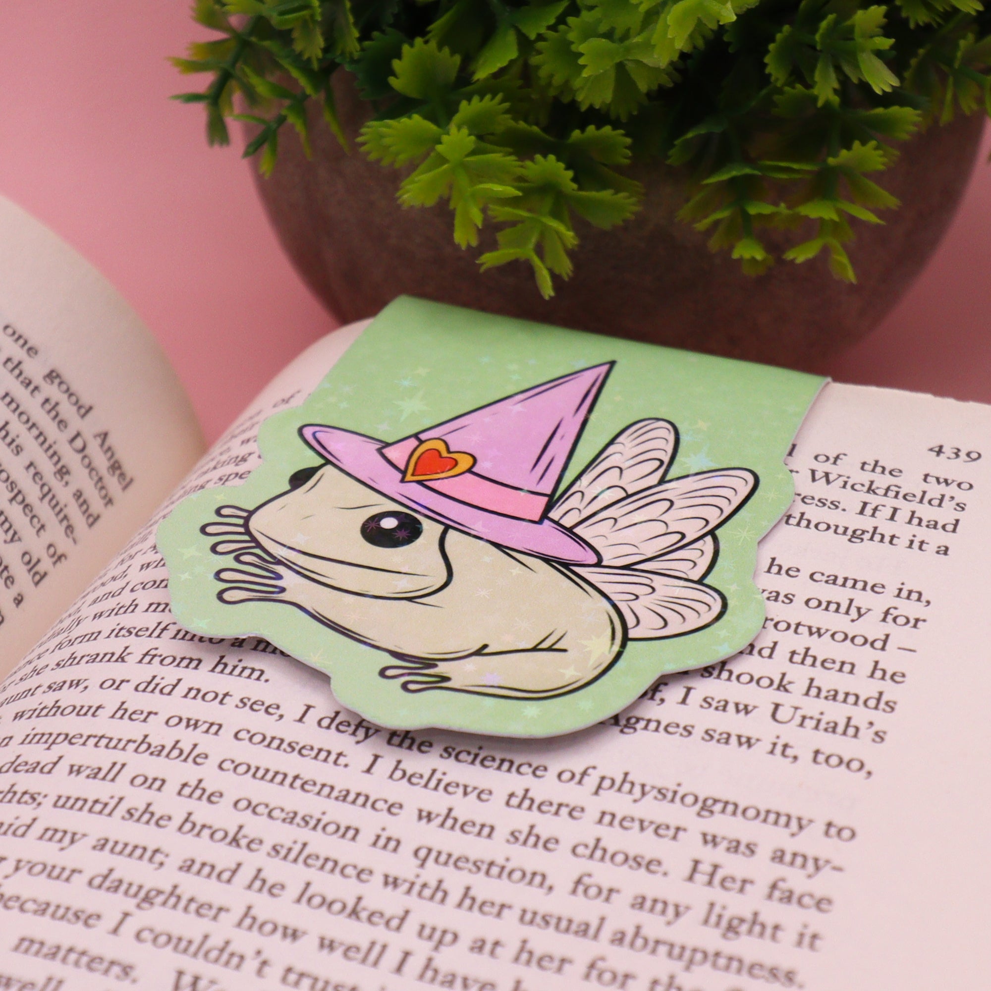 Sparkly Esmerelda The Witch Magnetic Bookmark