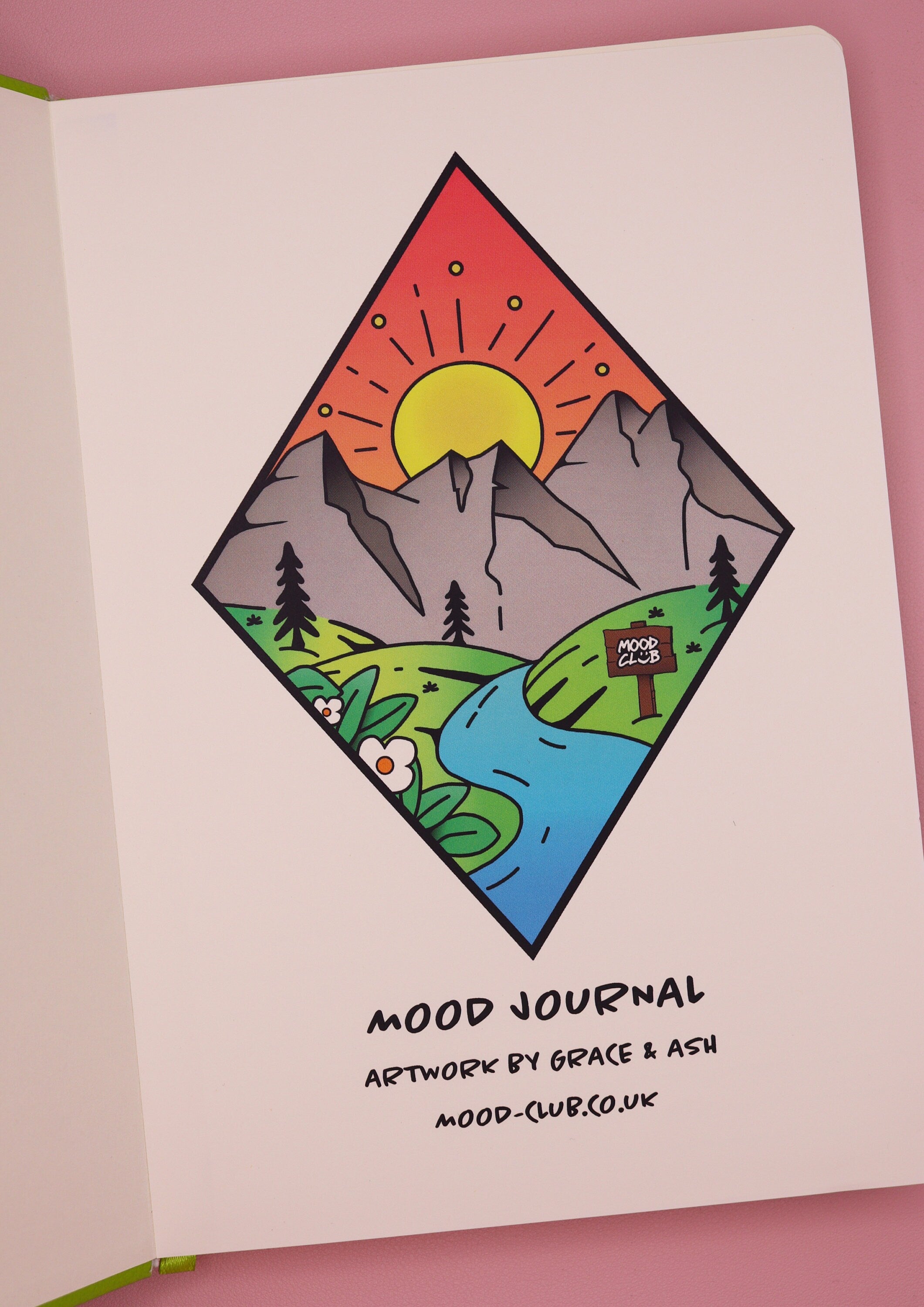 Green Debossed Journal