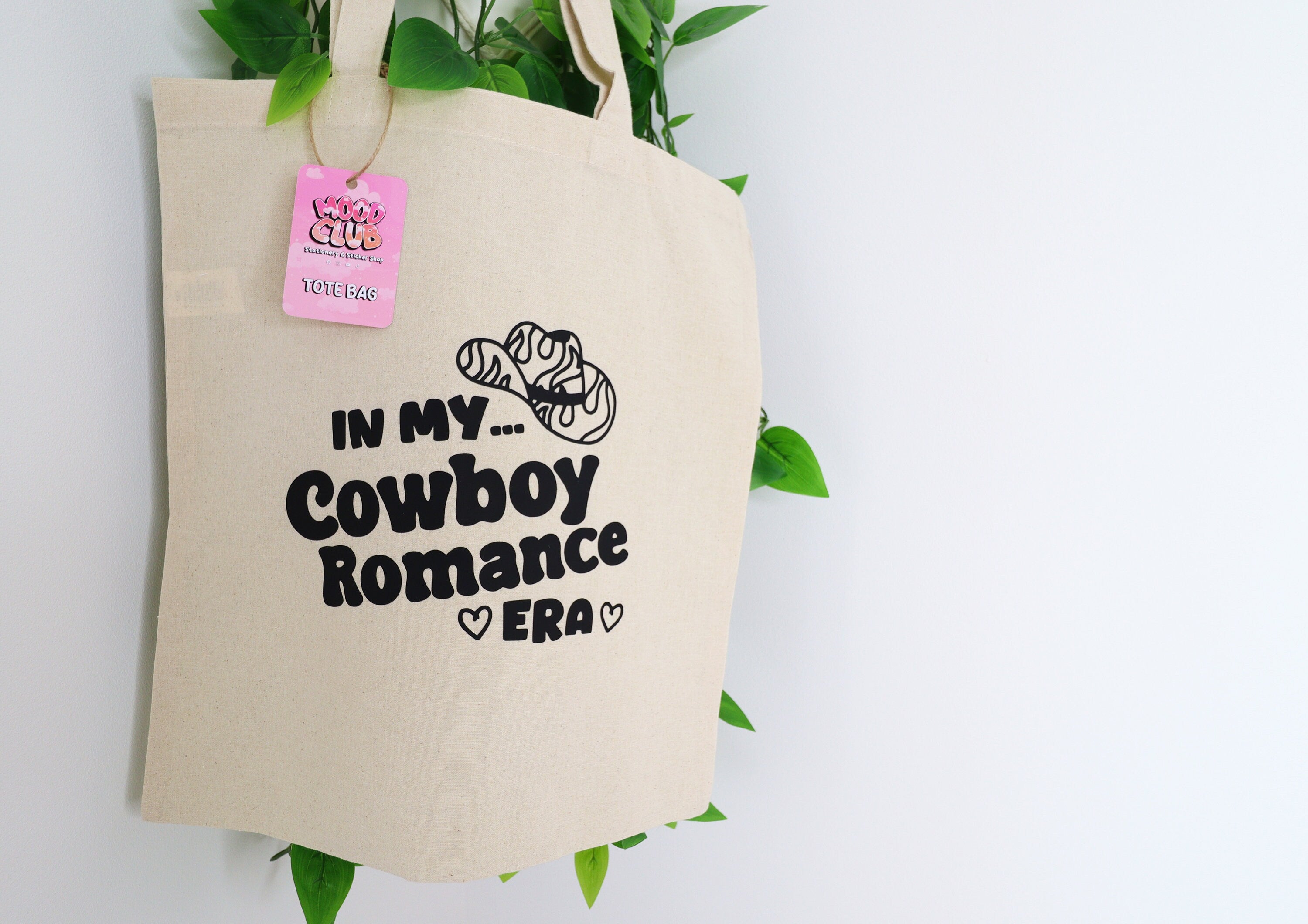 In My Cowboy Romance Era 100% Cotton Tote Bag