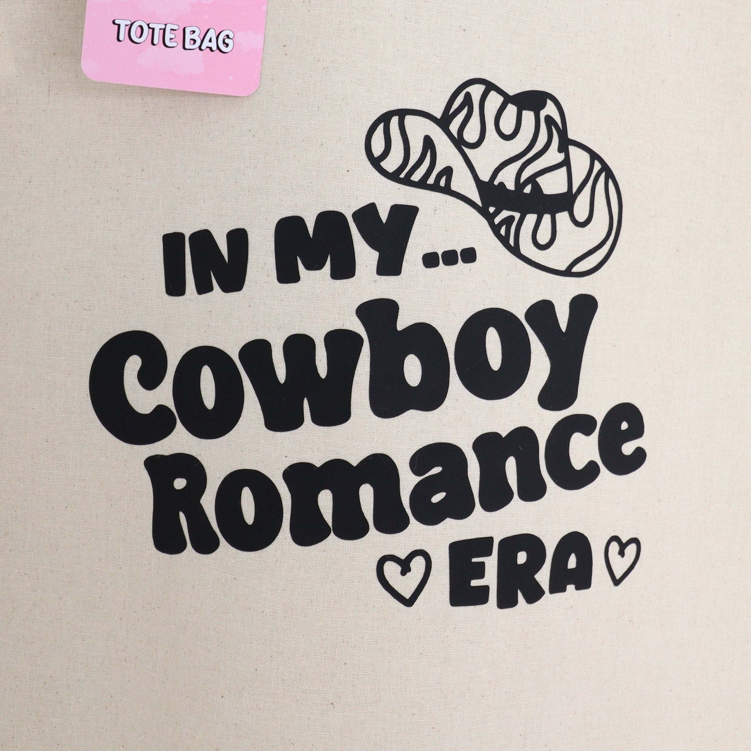 In My Cowboy Romance Era 100% Cotton Tote Bag
